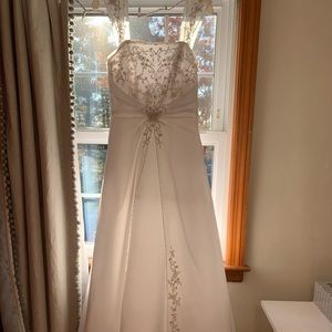 Davids Bridal Beaded Wedding Gown
